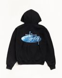  Áo Stussy Wave Oval Hoodie 'Black' 