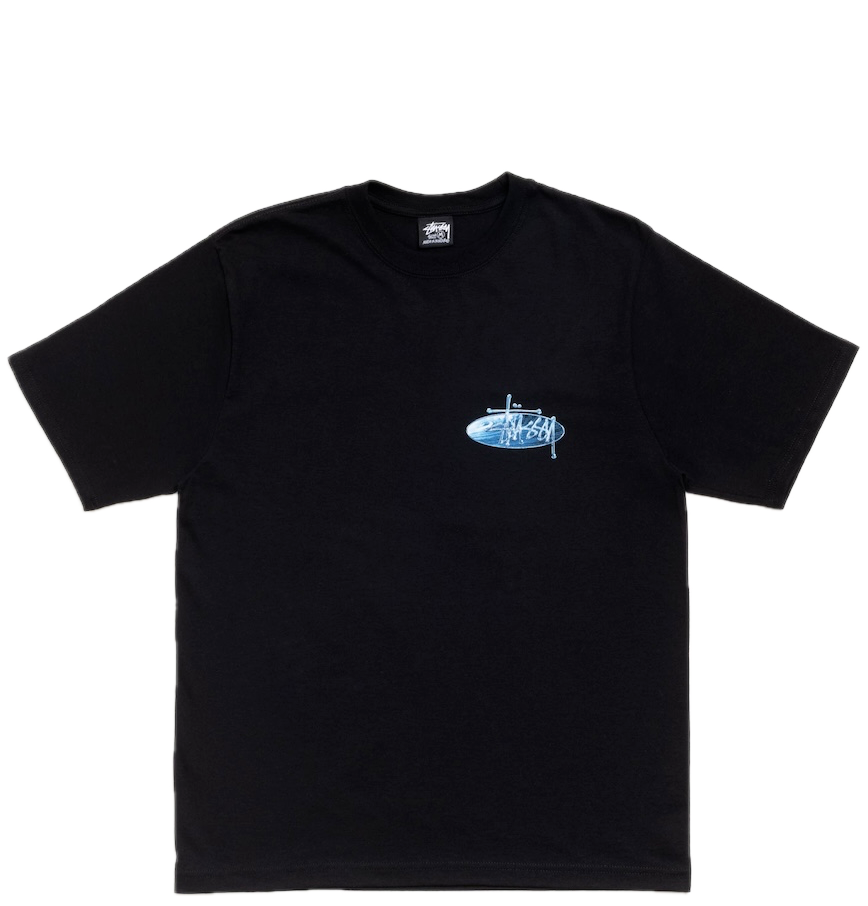  Áo Stussy Wave Oval Tee 'Black' 