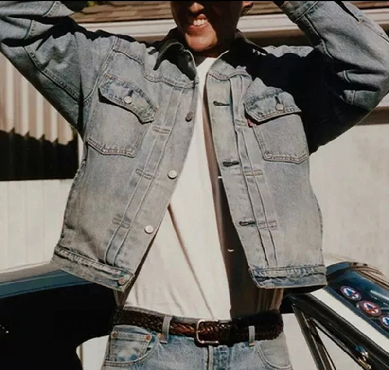  Áo Stussy x Levis SS23 Logo Floating 'Blue' 