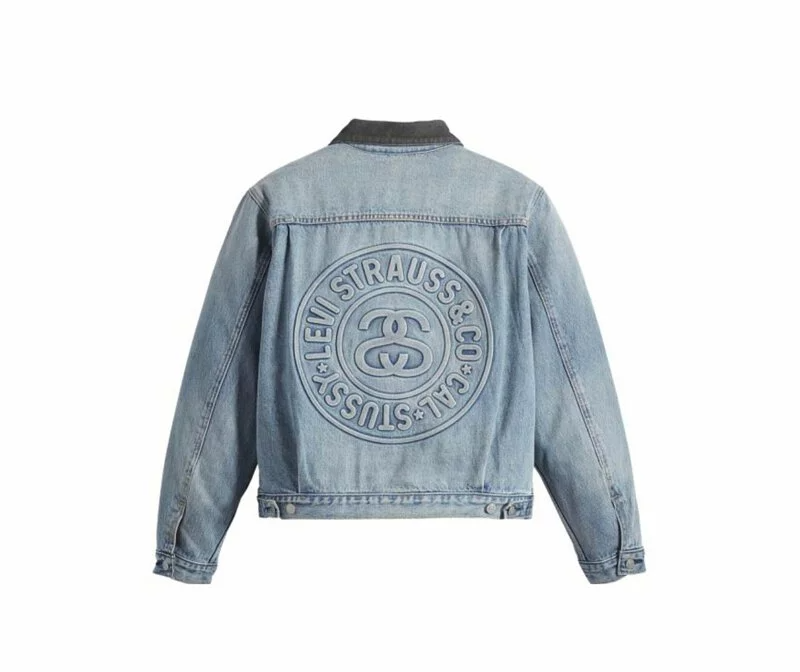  Áo Stussy x Levis SS23 Logo Floating 'Blue' 
