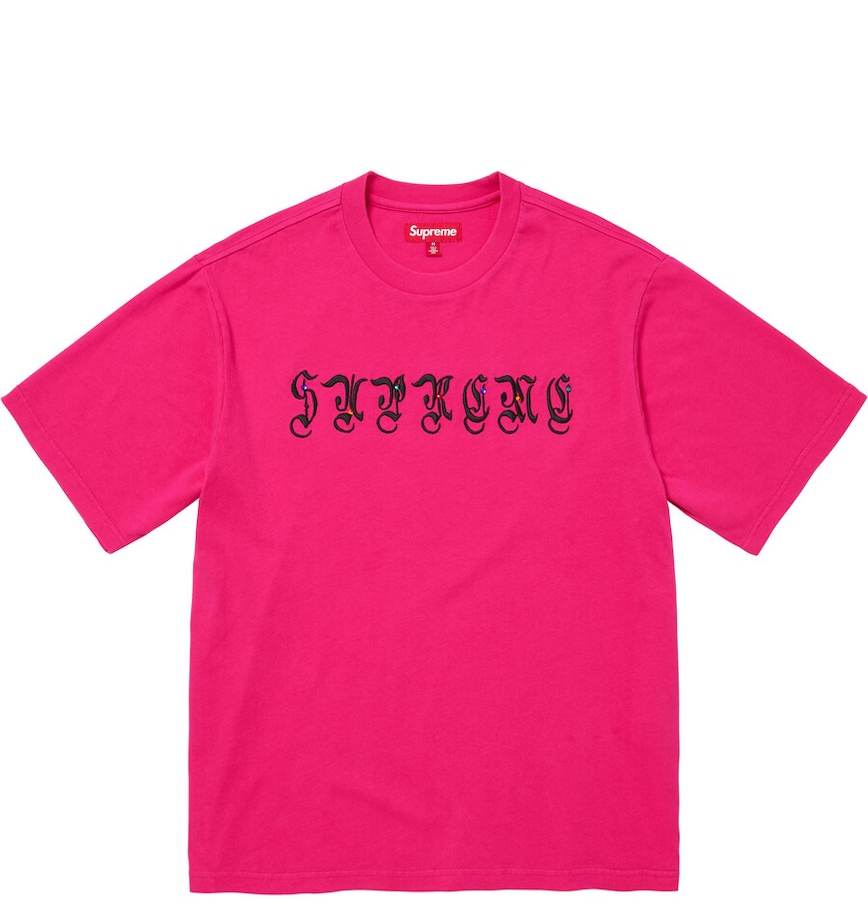  Áo Supreme AOI Gems S/S Top 'Pink' 