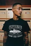  Áo Supreme x Corteiz FW23 Rules The World Tee 'Black' 