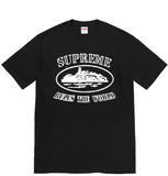  Áo Supreme x Corteiz FW23 Rules The World Tee 'Black' 