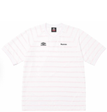  Áo Supreme x Umbro Stripe Soccer Jersey 'White' 