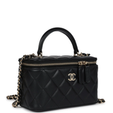  Túi Nữ Chanel Vanity Bag 'Black' 