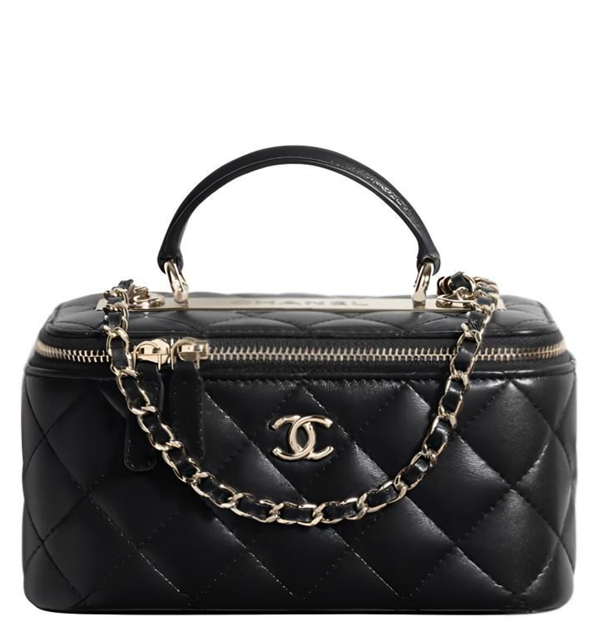  Túi Nữ Chanel Vanity Bag 'Black' 