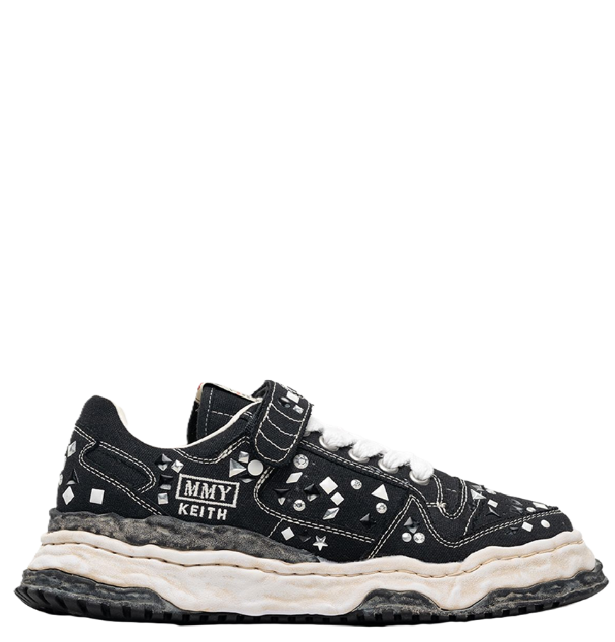  Giày Maison Mihara Yasuhiro Keith OG Sole Embellished 'Black White' 