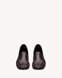  Giày Nam Saint Laurent Theobald Foldable Loafers 'Brown' 