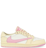  Giày Nike Air Jordan 1 Low x Travis Scott 'Muslin Shy Pink' 