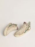  Giày Nữ Golden Goose Slide Sneakers 'Zebra-print' 