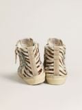  Giày Nữ Golden Goose Slide Sneakers 'Zebra-print' 