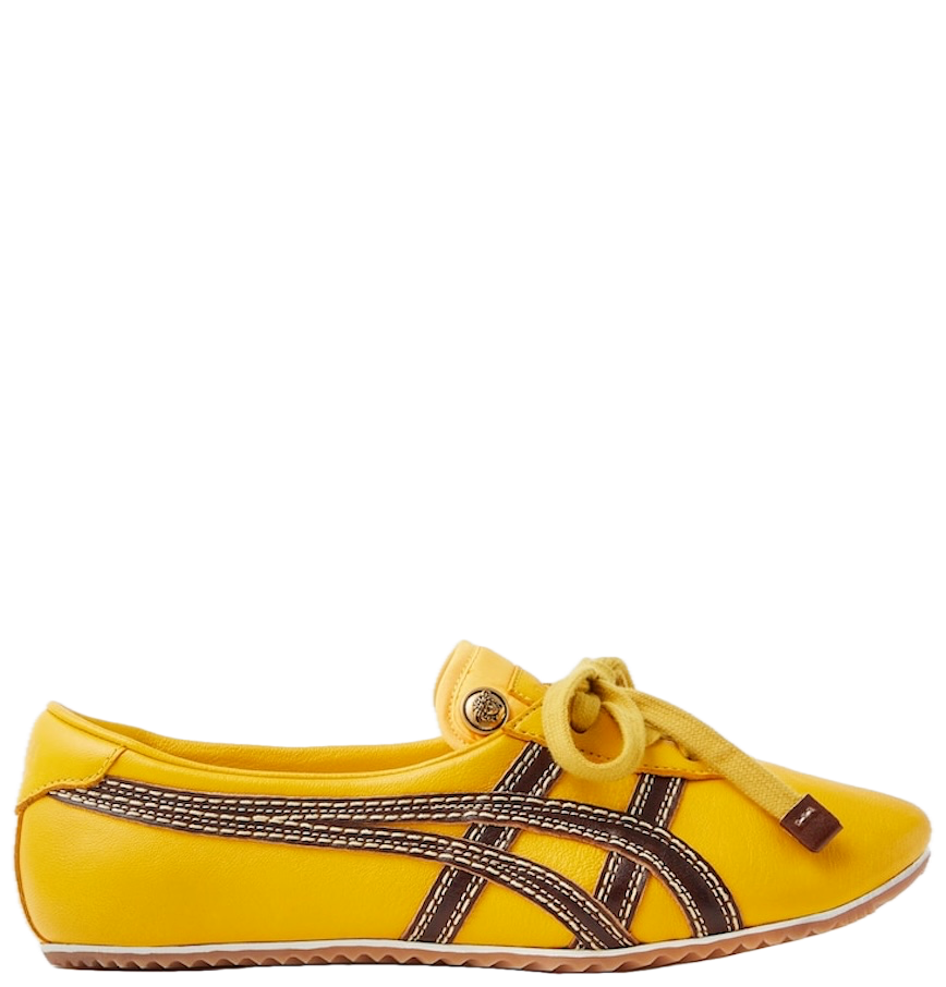  Giày Nữ Onitsuka Tiger x Versace Sakura 'Yellow' 