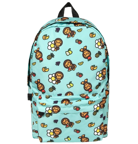  Balo Bape Baby Milo Friends Camo Large Backpack 'Blue' 