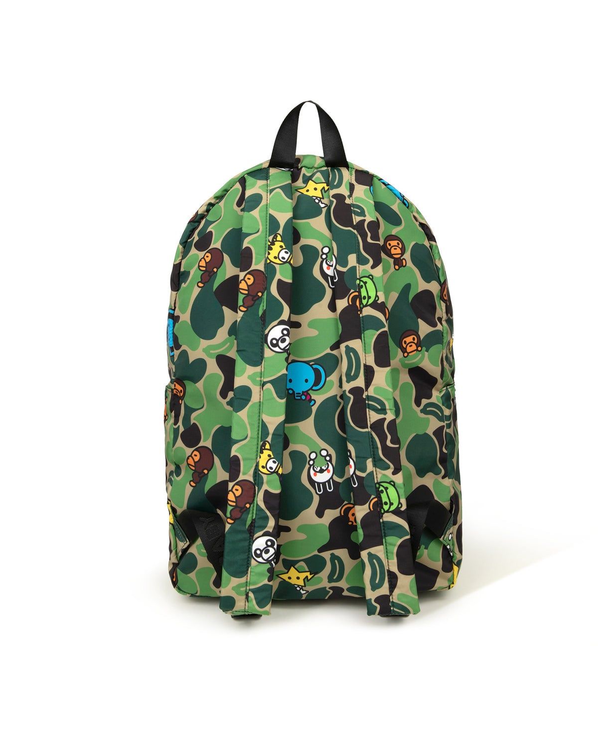  Balo Bape Baby Milo Friends Camo Large Backpack 'Green' 