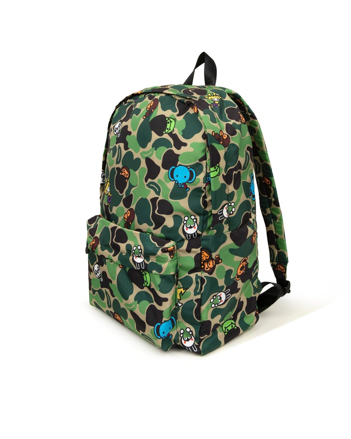  Balo Bape Baby Milo Friends Camo Large Backpack 'Green' 