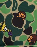 Balo Bape Baby Milo Friends Camo Large Backpack 'Green' 