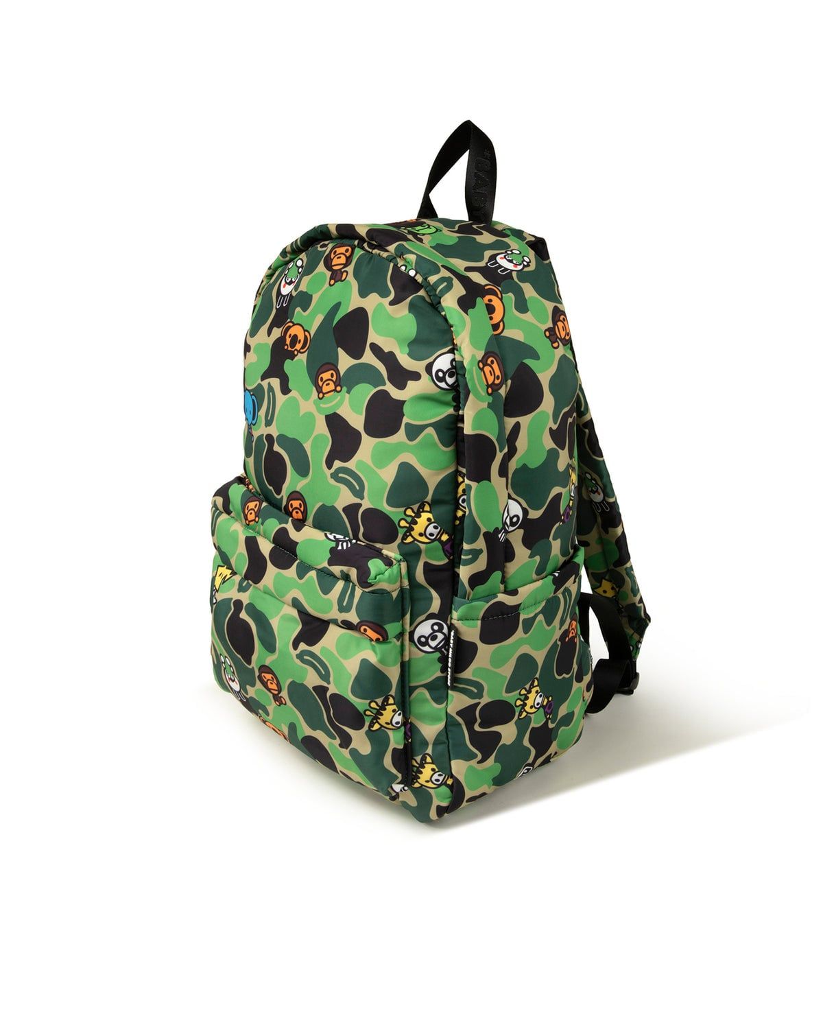  Balo Bape Baby Milo Friends Camo Large Backpack 'Green' 