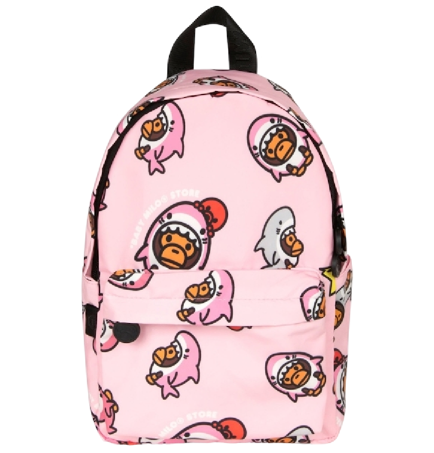  Balo Bape Baby Milo Friends Camo Mini Backpack 'Pink' 