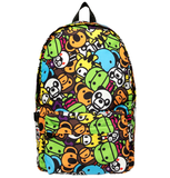  Balo Bape Baby Milo Friends Large Backpack 'Green' 