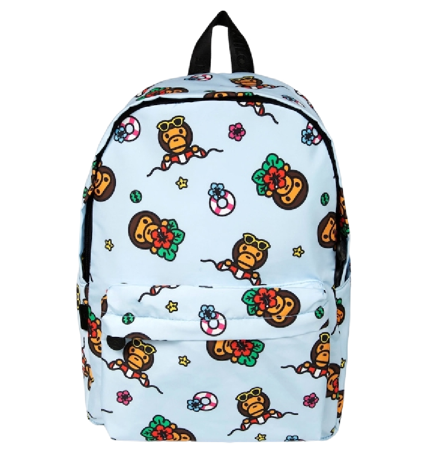  Balo Bape Baby Milo Medium Backpack 'Blue' 