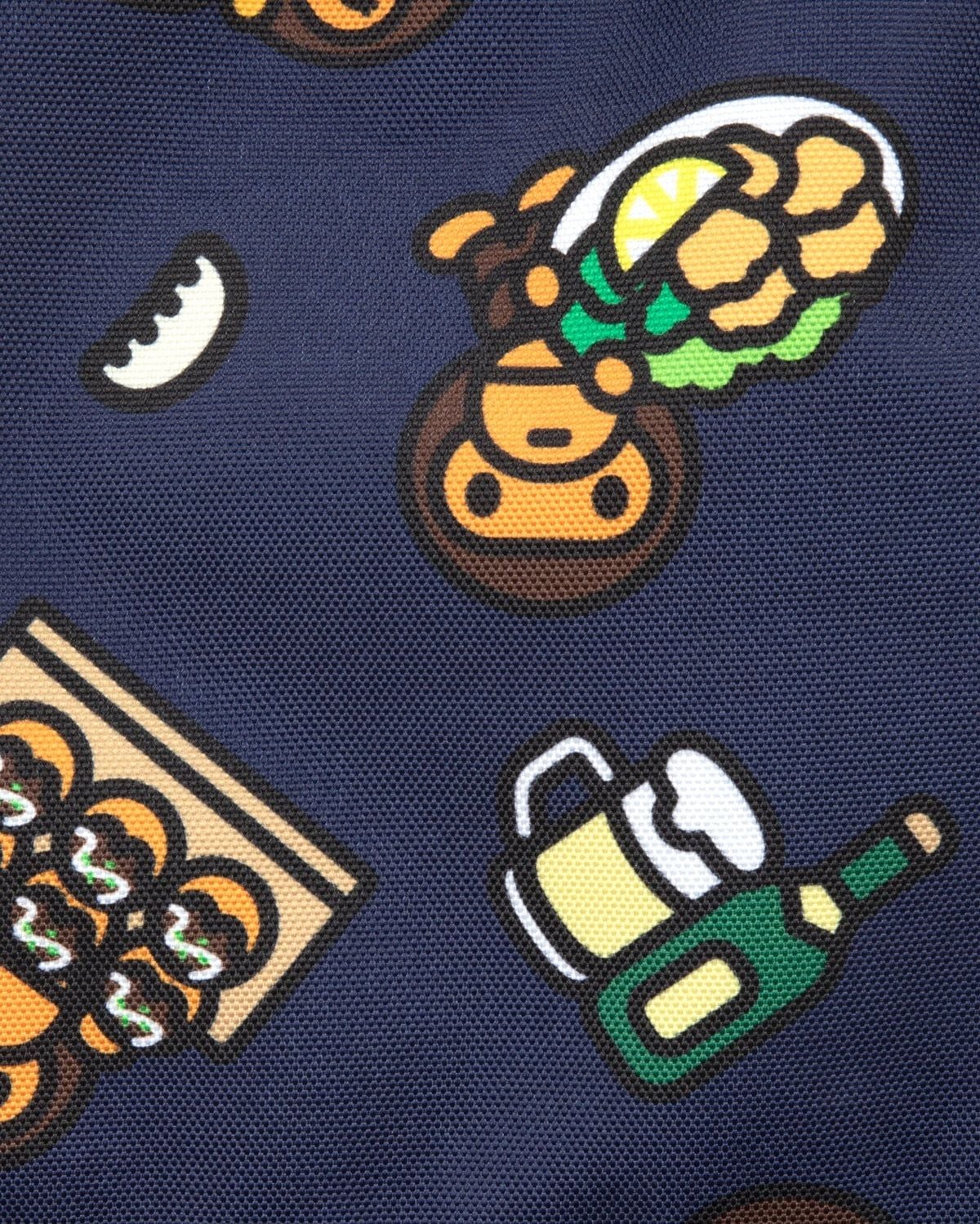  Balo Bape Baby Milo Print Medium Backpack 'Navy' 