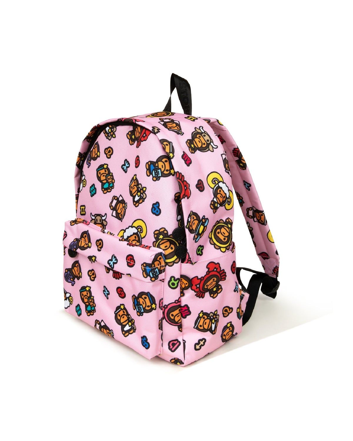 Balo Bape Baby Milo Print Medium Backpack 'Pink' 