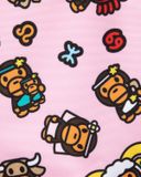  Balo Bape Baby Milo Print Medium Backpack 'Pink' 
