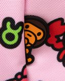  Balo Bape Baby Milo Print Medium Backpack 'Pink' 