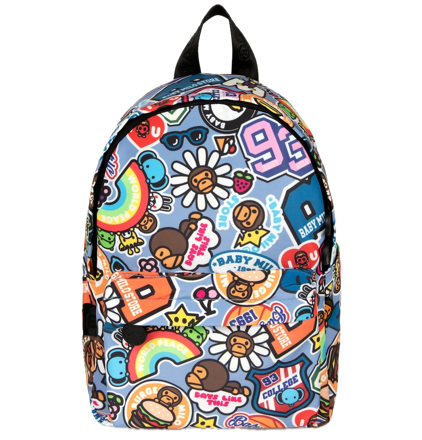  Balo Bape Baby Milo Small Backpack 'Multicolor' 
