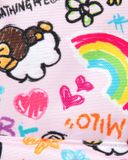  Balo Bape Graphic Small Backpack 'Pink' 