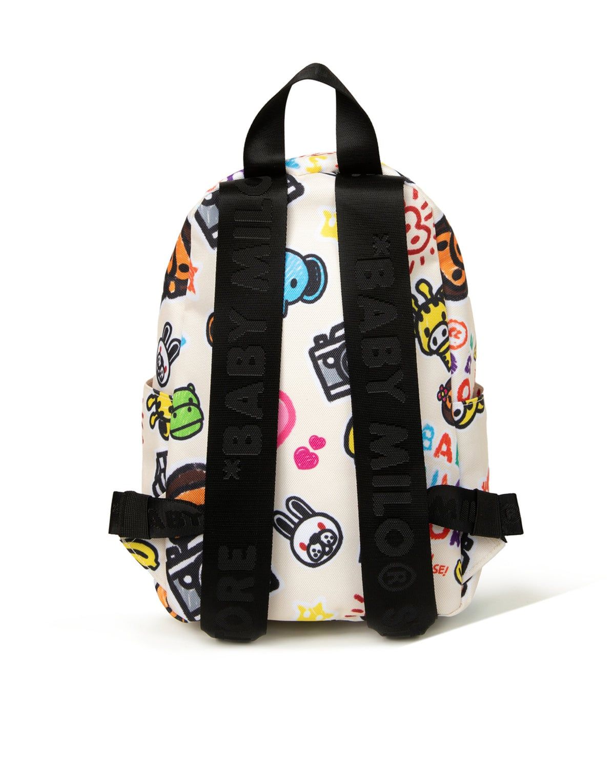  Balo Bape Graphic Small Backpack 'White' 