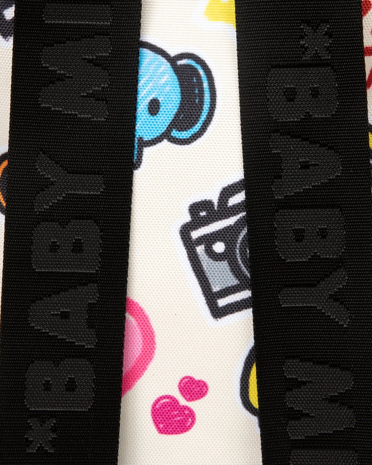  Balo Bape Graphic Small Backpack 'White' 