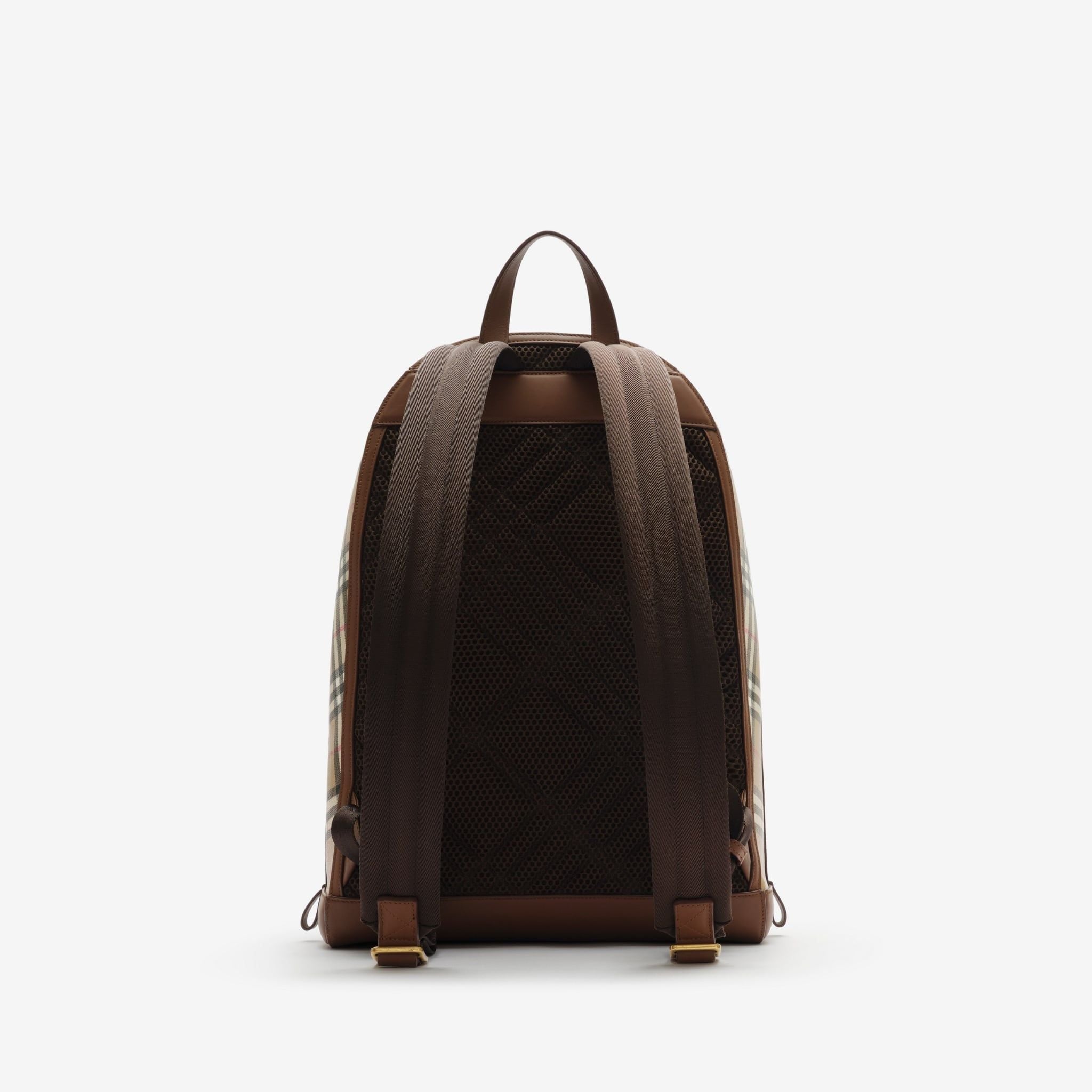  Balo Burberry Check Backpack 'Beige' 