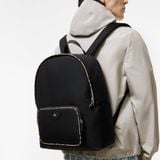  Balo Burberry Check Trim Backpack 'Black' 