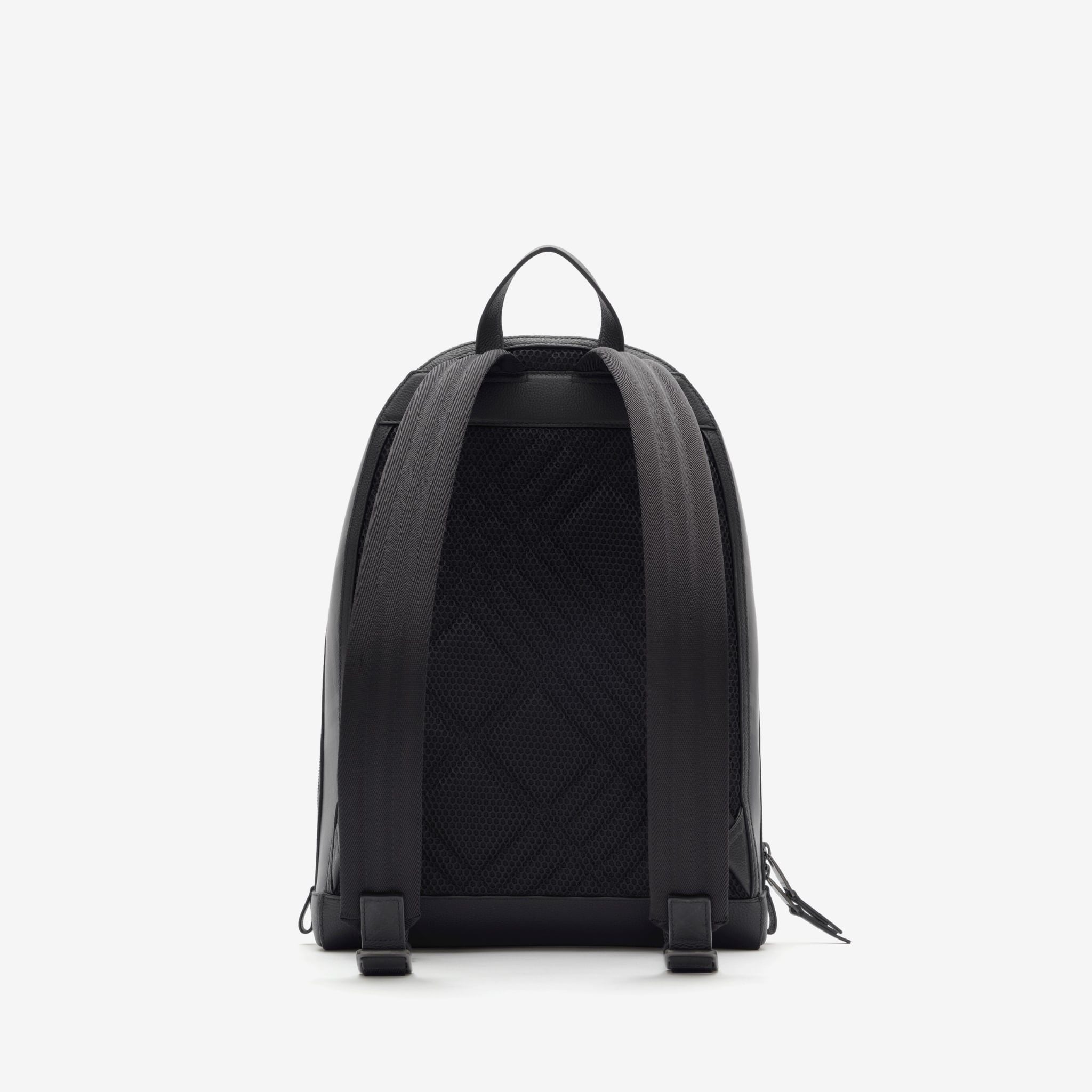  Balo Burberry City Check Zip Backpack 'Iron Grey' 