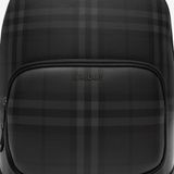  Balo Burberry City Check Zip Backpack 'Iron Grey' 