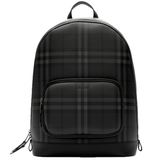  Balo Burberry City Check Zip Backpack 'Iron Grey' 