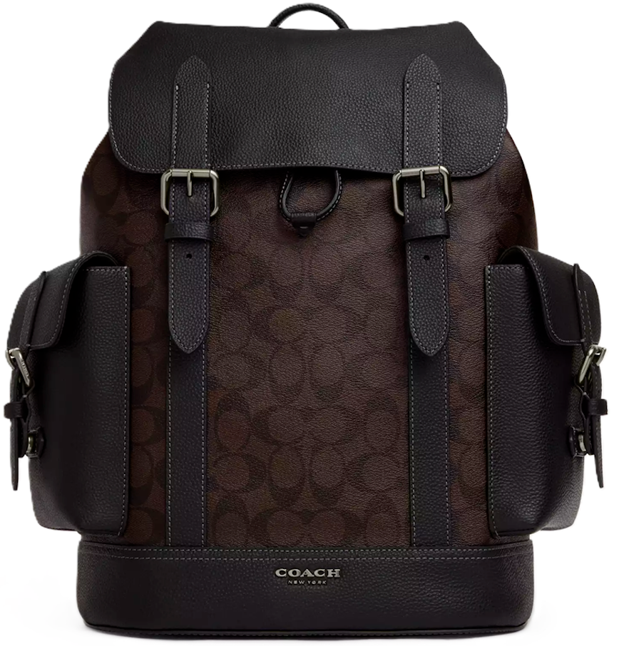  Balo Coach Hudson In Signature 'Black' 