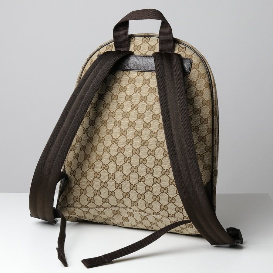  Balo Gucci GG Supreme Logo Backpack 'Beige' 