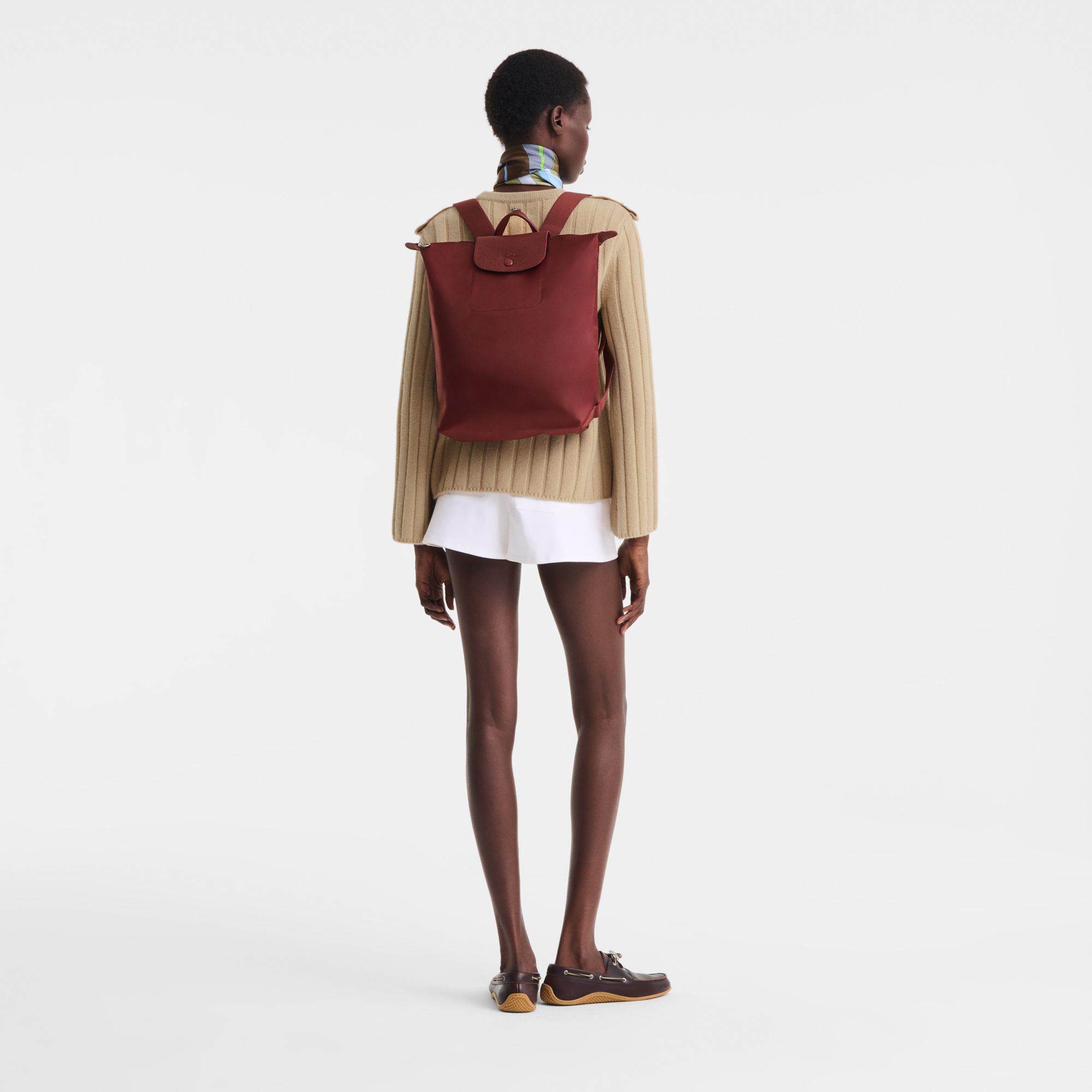  Balo Longchamp Le Pliage One M Backpack 'Burgundy' 