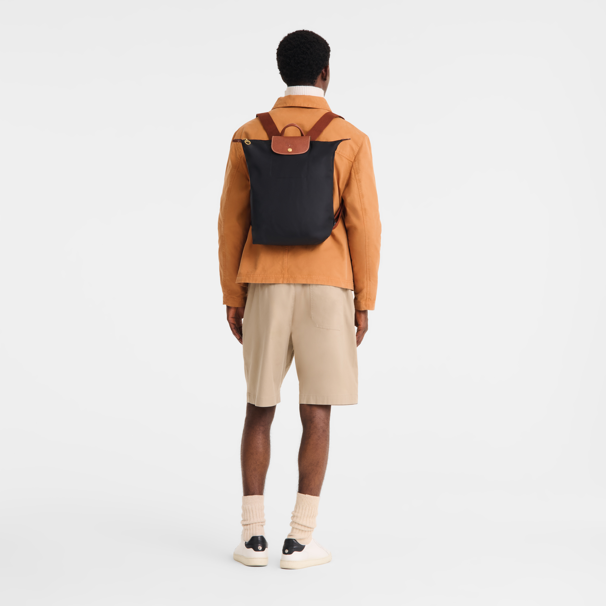  Balo Longchamp Le Pliage Original M Backpack 'Black' 