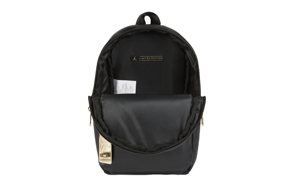  Balo Nike Air Jordan Logo Backpack 'Black Gold' 