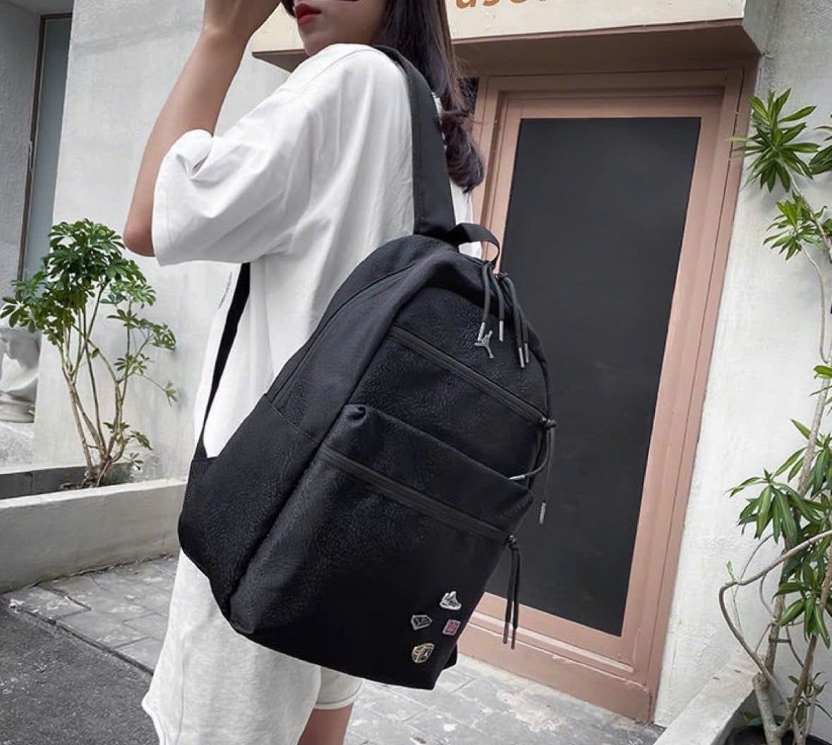  Balo Nike Air Jordan Pin Backpack 'Black' 