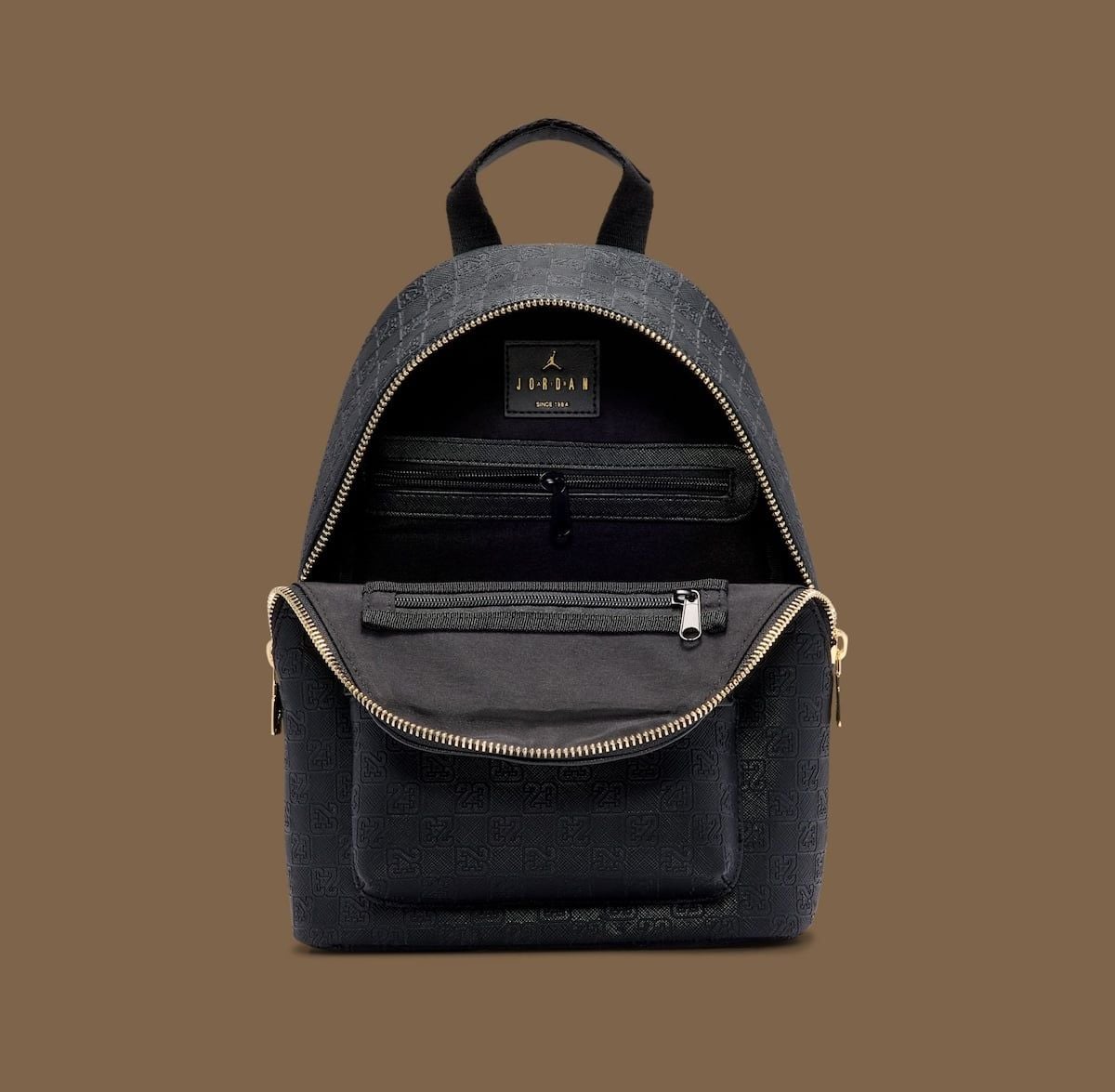  Balo Nike Jordan Core Monogram Backpack 'Black' 