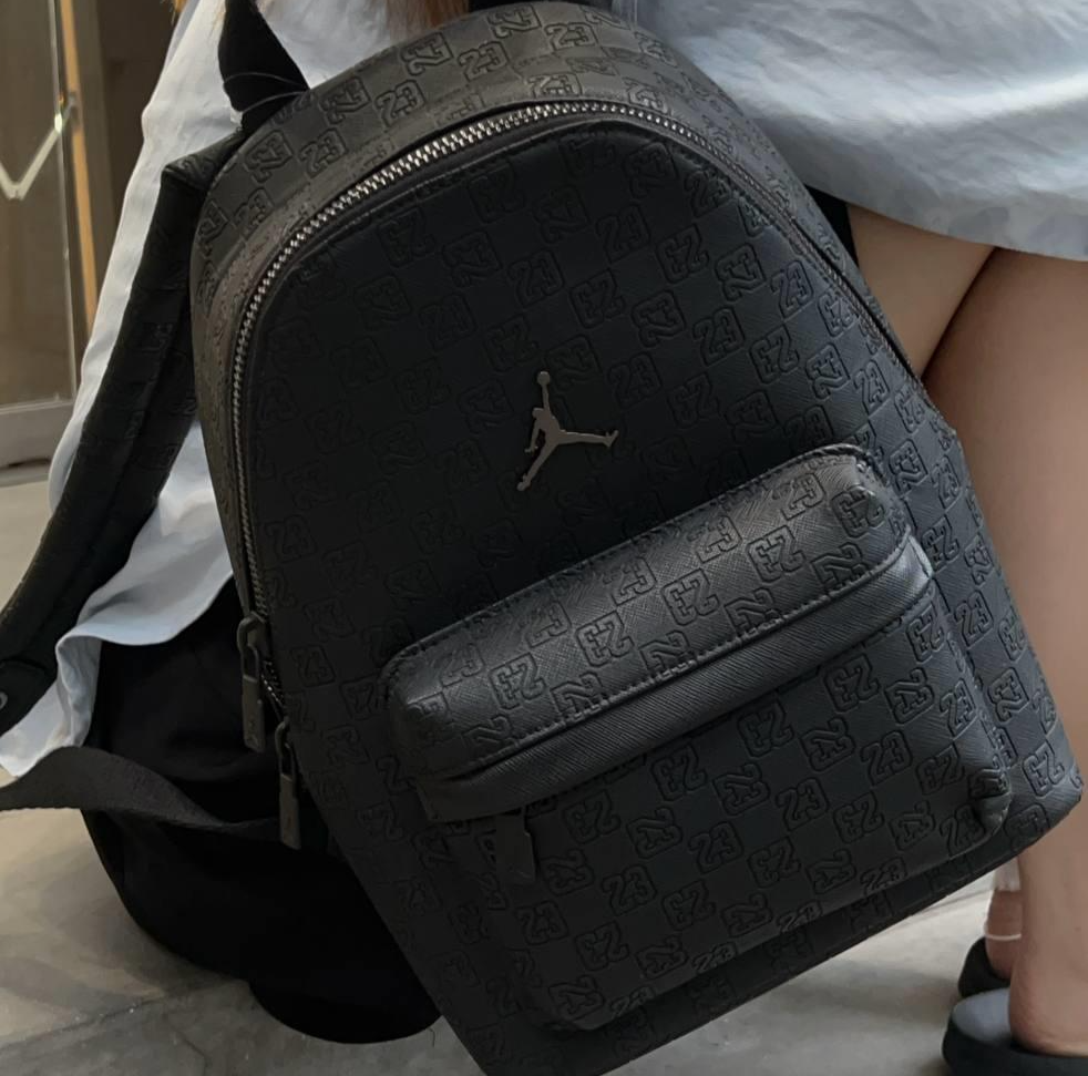  Balo Nike Jordan Monogram Backpack 'Black' 