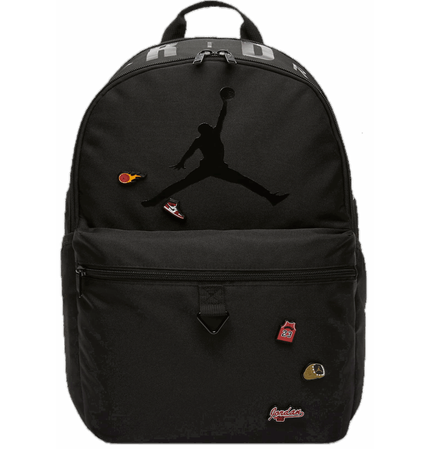  Balo Nike Jordan Rubber Pin 'Black' 