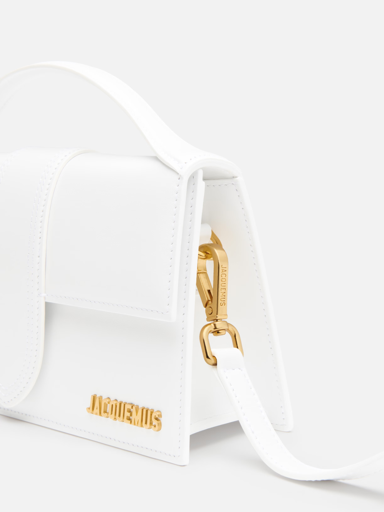  Túi Nữ Jacquemus The large Bambino 'White' 