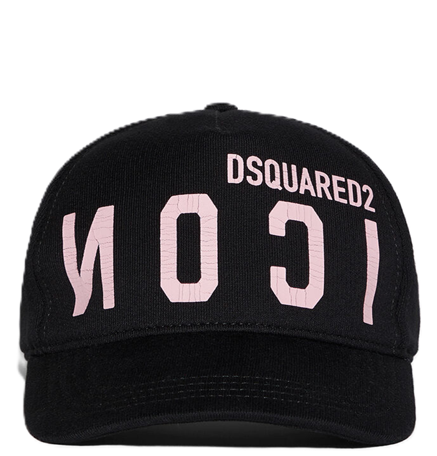  Mũ Nam Dsquared2 Icon Cracked Baseball 'Black' 