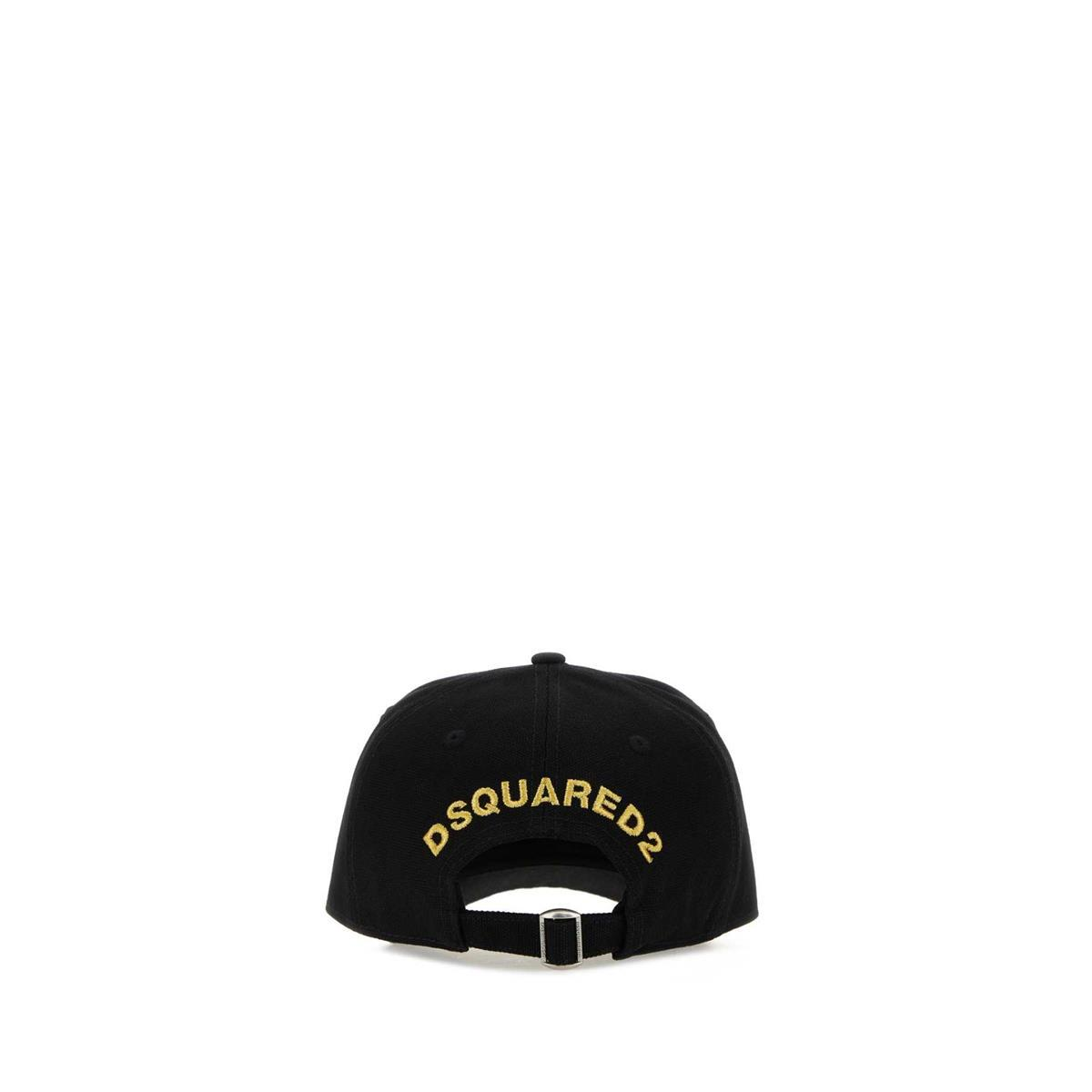  Mũ Nam Dsquared2 Star Baseball Cap 'Black' 