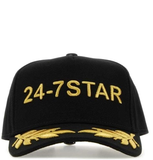  Mũ Nam Dsquared2 Star Baseball Cap 'Black' 